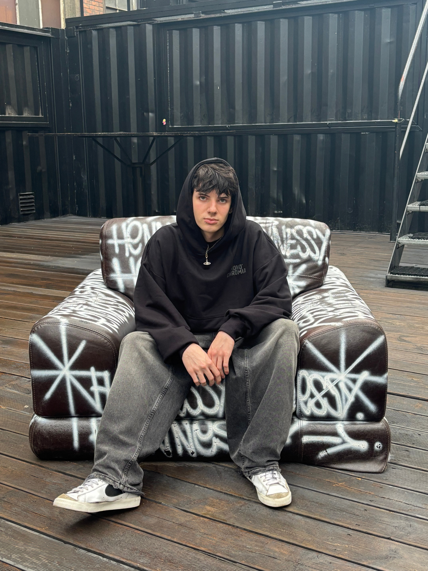 Monochromia Hoodie Locked Community